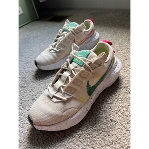 Nike Crater Impact Light Bone Stone Green Pink CW2386-004 Womens Sneakers 7.5